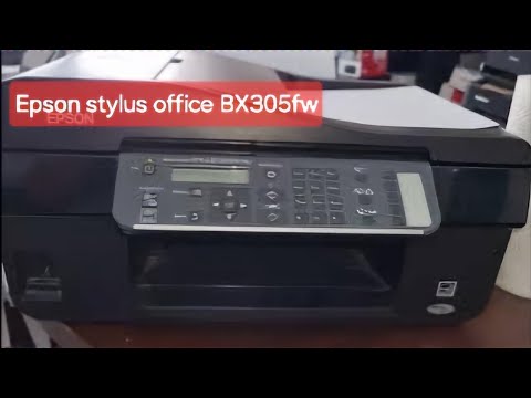 epson stylus office BX305fw plus czyszczenie głowicy z poziomu drukarki test druku