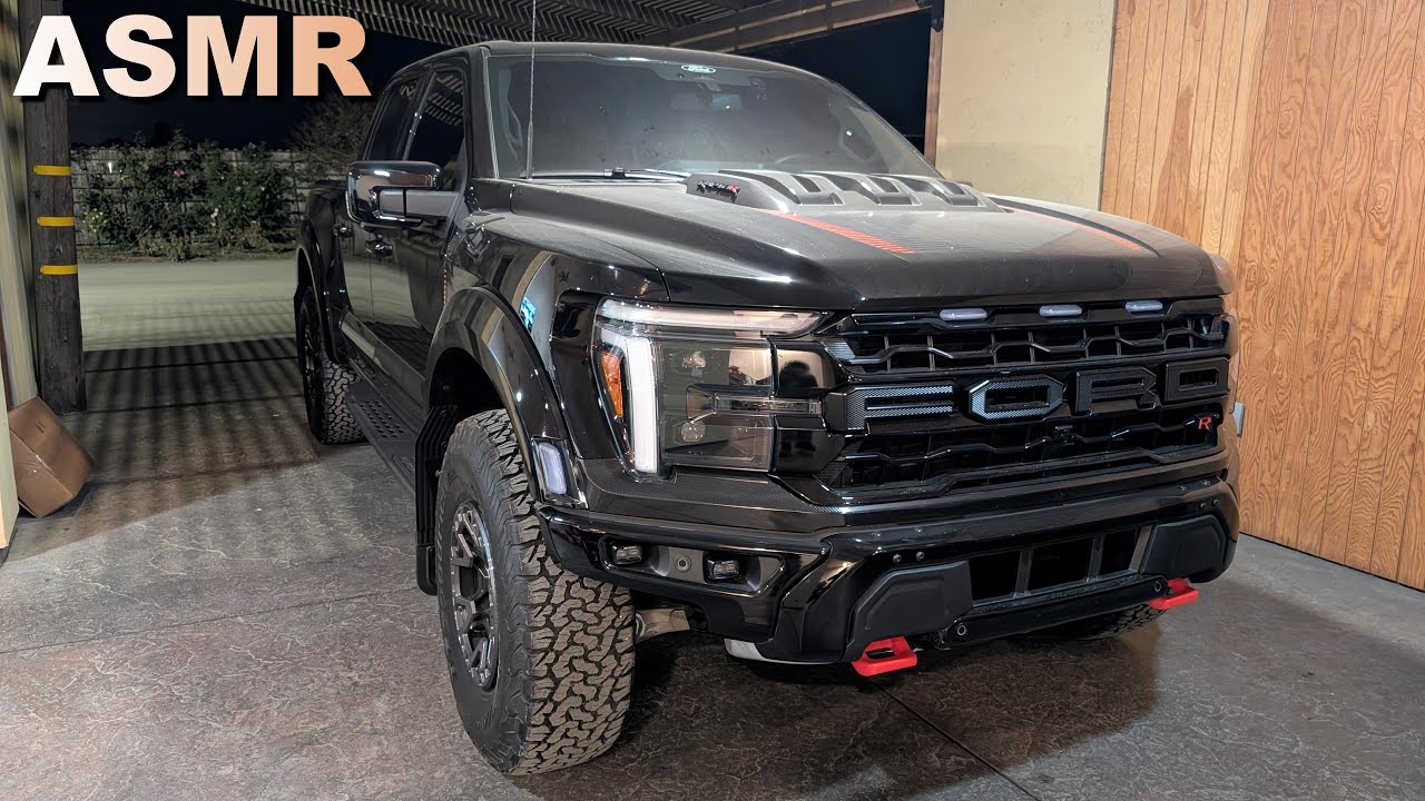 ASMR at 3:AM with my Ford Raptor R