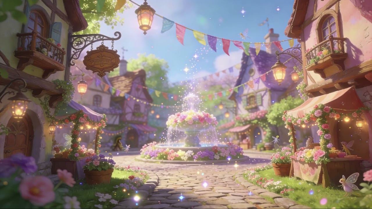 𝓟𝓵𝓪𝔂𝓵𝓲𝓼𝓽 Bright Fantasy Village 🌈 | Fantasy Classical Music for Study, Reading & Relaxation