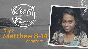 Day 2 | Read with me 2025 | New Testament in 30 days | #readwithme
