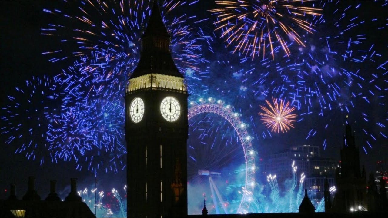 Happy New Year 2026 | London Fireworks Display