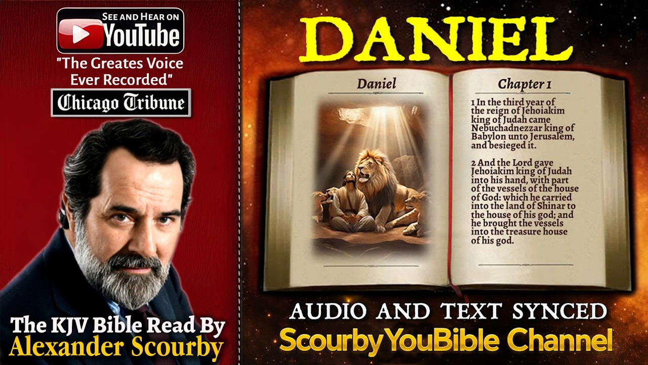 ⁣27 | The Book of  DANIEL (KJV) | Read By Alexander Scourby | AUDIO and TEXT | Synced Together.