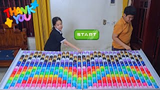 🌈🔥🆚️ Color Ball Sorting Game | Satisfying ASMR & Puzzle Duel - Who's the Winner?  Level 22 screenshot 4