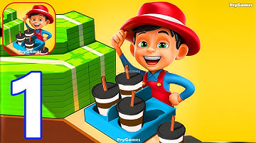 Coffee Kingdom - Gameplay Walkthrough Part 1 Idle Coffe Please Restaurant Manager - Android Gameplay