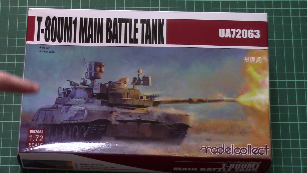 afv wisdom teeth Modelcollect 1/72 T-80UM1 (UA72063) Review