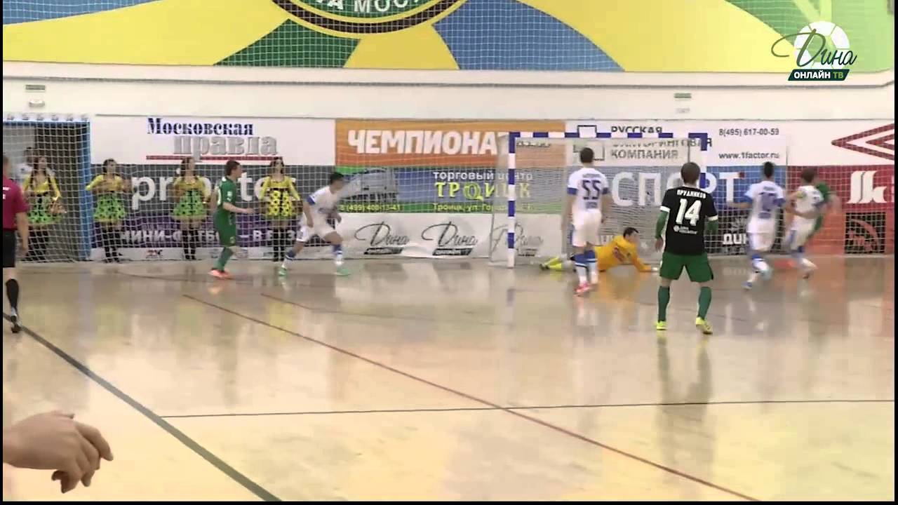 ДИНА - ГАЗПРОМ-ЮГРА. Видеообзор. Голы третьего матча. ДинаТВ, Дина ...