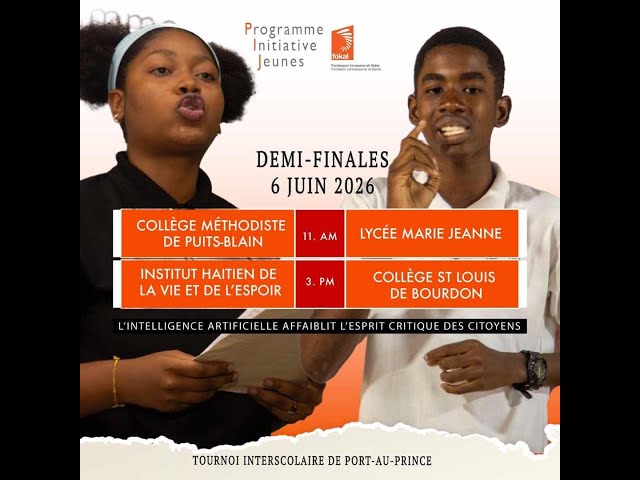 FOKAL : Programme Initiative Jeunes || Collège Méthodiste de Puits-Blain VS Lycée Marie Jeanne