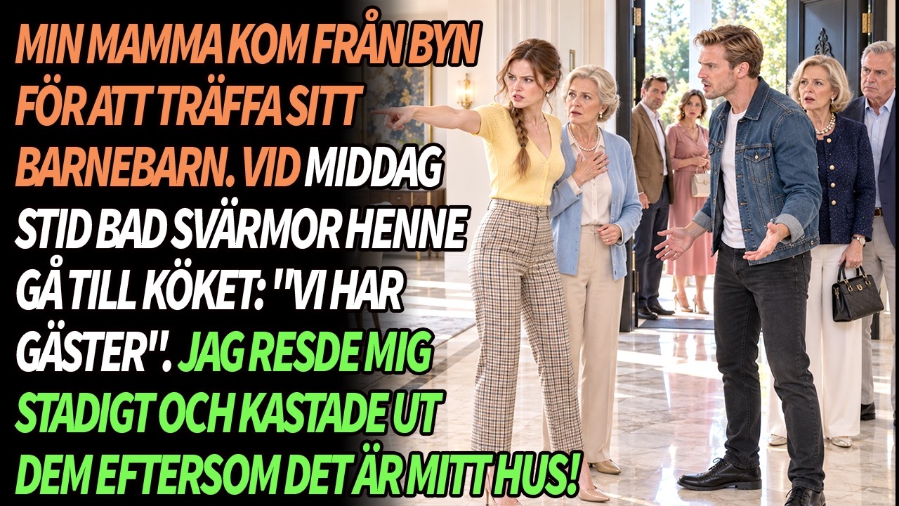Sexton år. Sexton långa år av att svälja förolämpningar, le artigt och tiga när min mamma blev behandlad som luft. Tills den kvällen då min svärmor, inför alla gäster, sa åt min mamma att äta i...