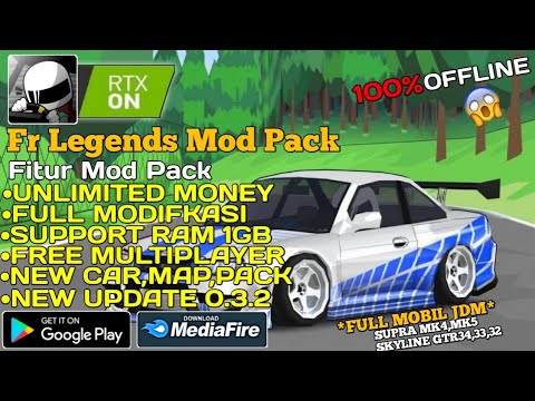 Download Fr Legends Mod Pack JDM  Skyline GTR34  Supra MK4  Version