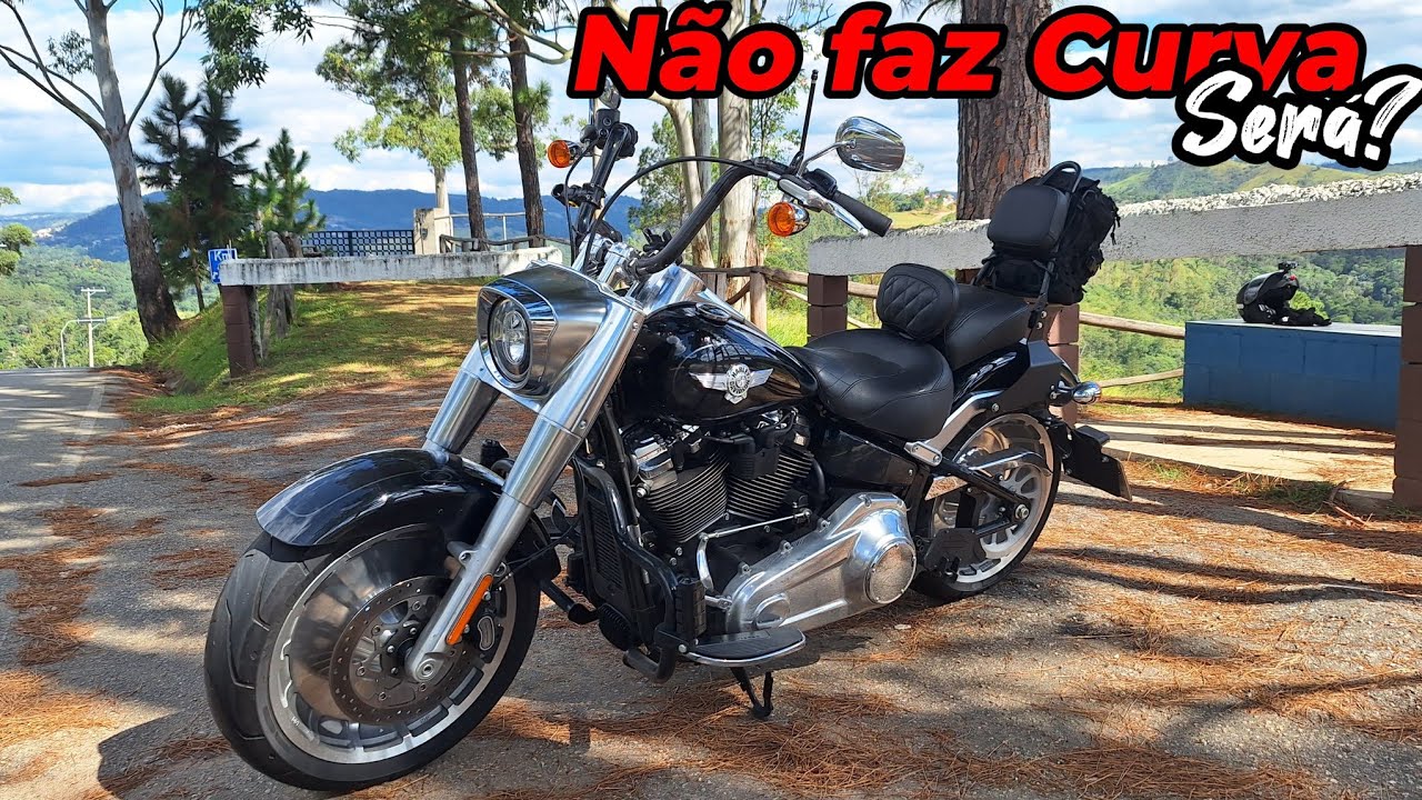 Harley Davidson Fat Boy não faz curva | Descobri o Motivo!!!