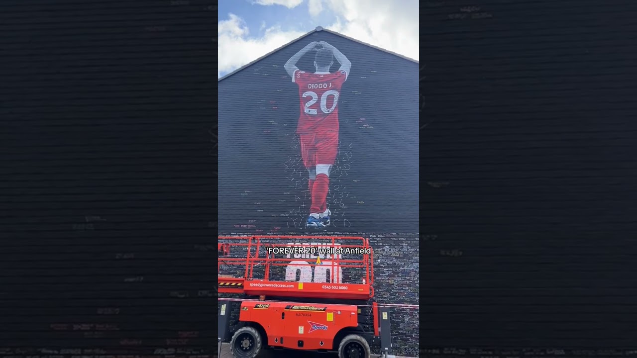 A Beautiful Tribute: Paul Curtis' Diogo Jota  Mural at Anfield