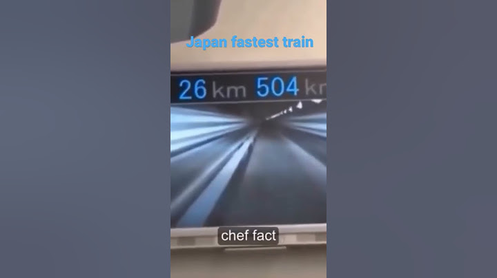 Top speed 650km/h The world fastest train from Japan