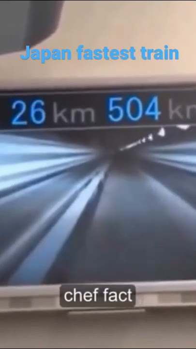 Top speed 650km/h The world fastest train from Japan