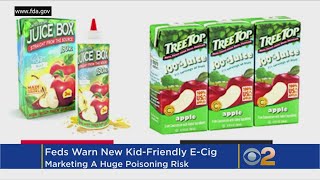 New Kid-Friendly E-Cig Marketing A Huge Poisoning Risk