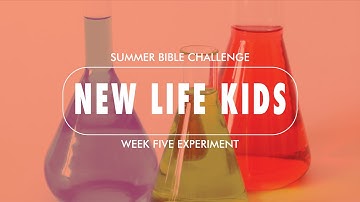 NEW LIFE KIDS | Summer Bible Challenge Experiment - Week Five