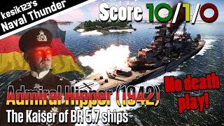 War Thunder Naval Kaiser Of Br 5.7Admiral Hipper 1942Admiral Hipper Cl Heavy Cruiser2K Qhd