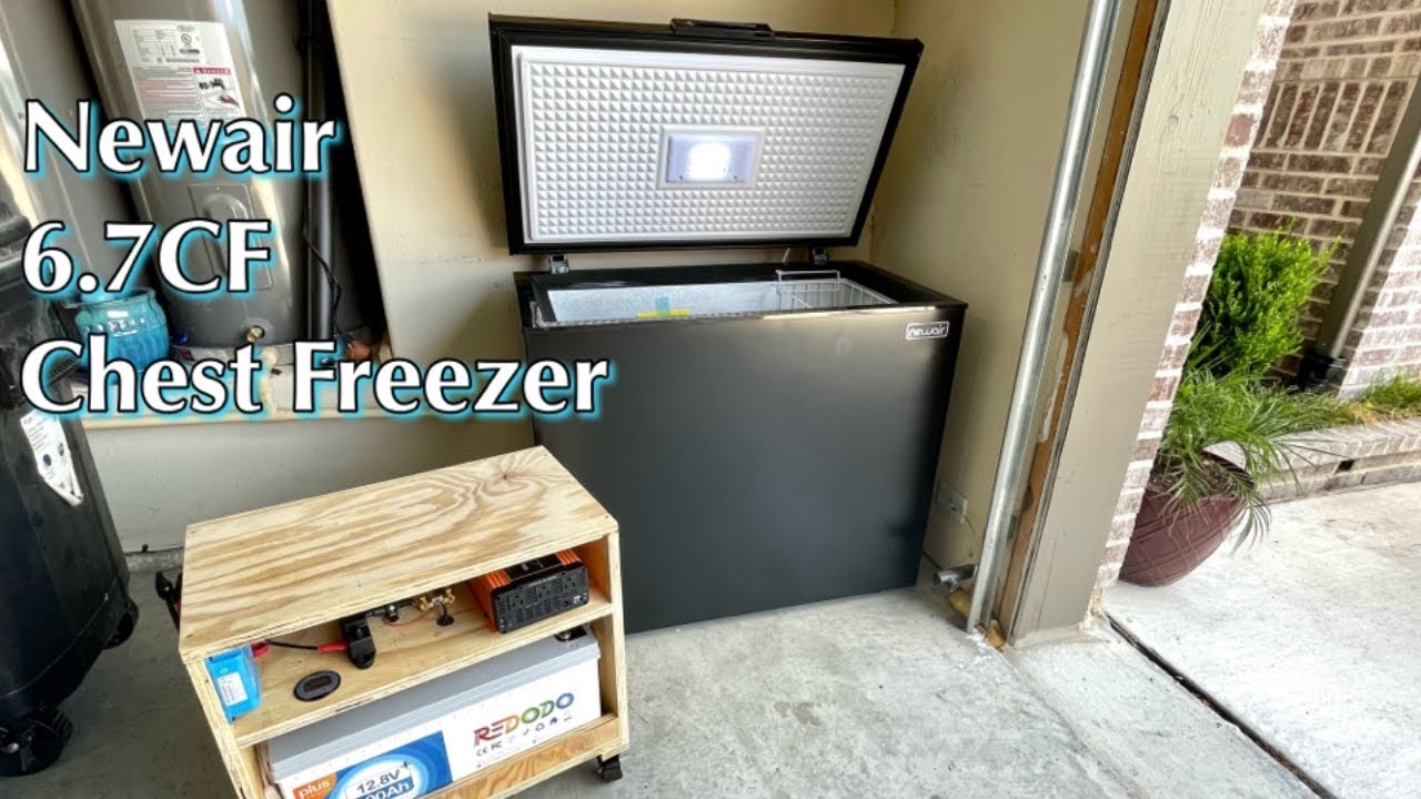 Off Grid runtime test with Newair chest freezer and REDODO 200ah