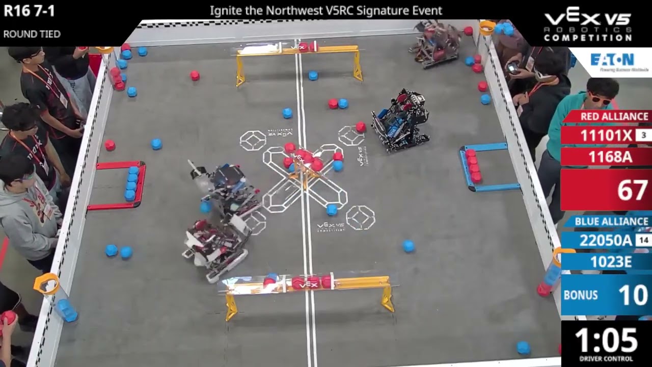 Ignite the Northwest : Volcanic - R16 #7-1 - 11101X & 1168A vs 22050A & 1023E - Auton + Driver