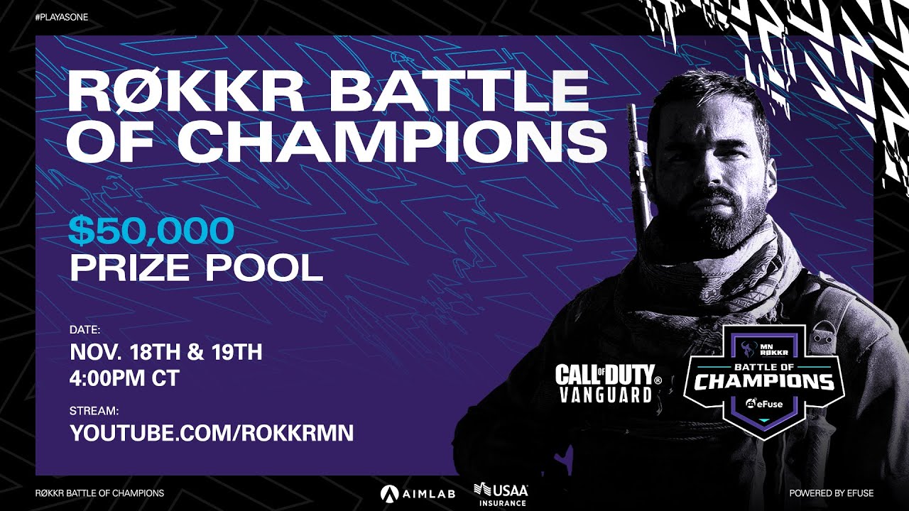 $50k ROKKR Battle of Champions - Call of Duty Vanguard Tournament Day 1 ...