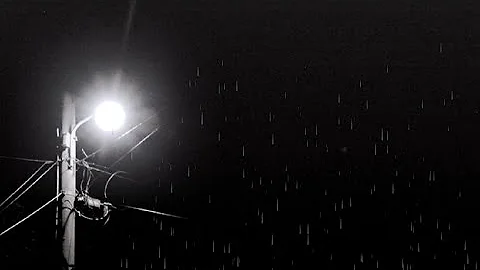 오픈툰즈FX 감성짤 만들기 골목길 전등에 비추는 비오는 장면 만들기 