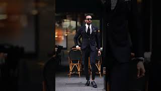 Dress to Impress in our Premium Dapper Weddings / Prom Kings Slim Fit Black Suit.