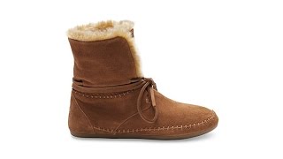 TOMS Zahara Suede Convertible Moccasin Bootie screenshot 5