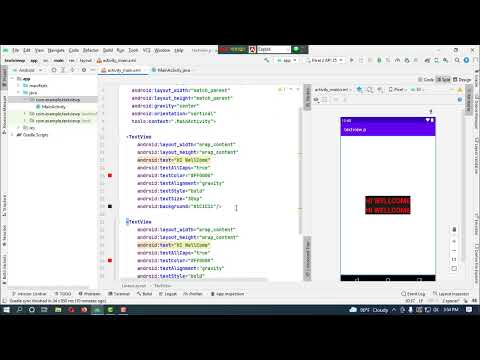 How to work orientation ,gravity, warp content and match parent  in android studio app full tutorial