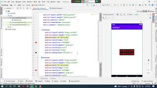 How to work orientation ,gravity, warp content and match parent  in android studio app full tutorial