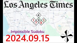 Celebrity LA Times  Impossible Sudoku, Sep. 15, 2024 Net Worth