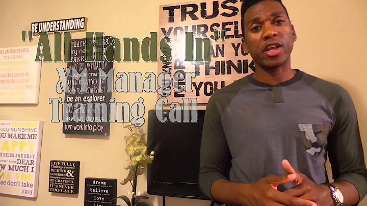 Call #6, "All Hands In" Experiential Marketing (XM) Manager Training Call