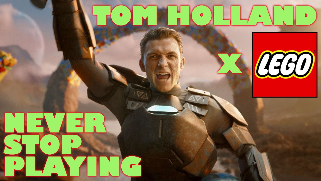 Tom Holland declares "Never Stop Playing" in new LEGO brand video!