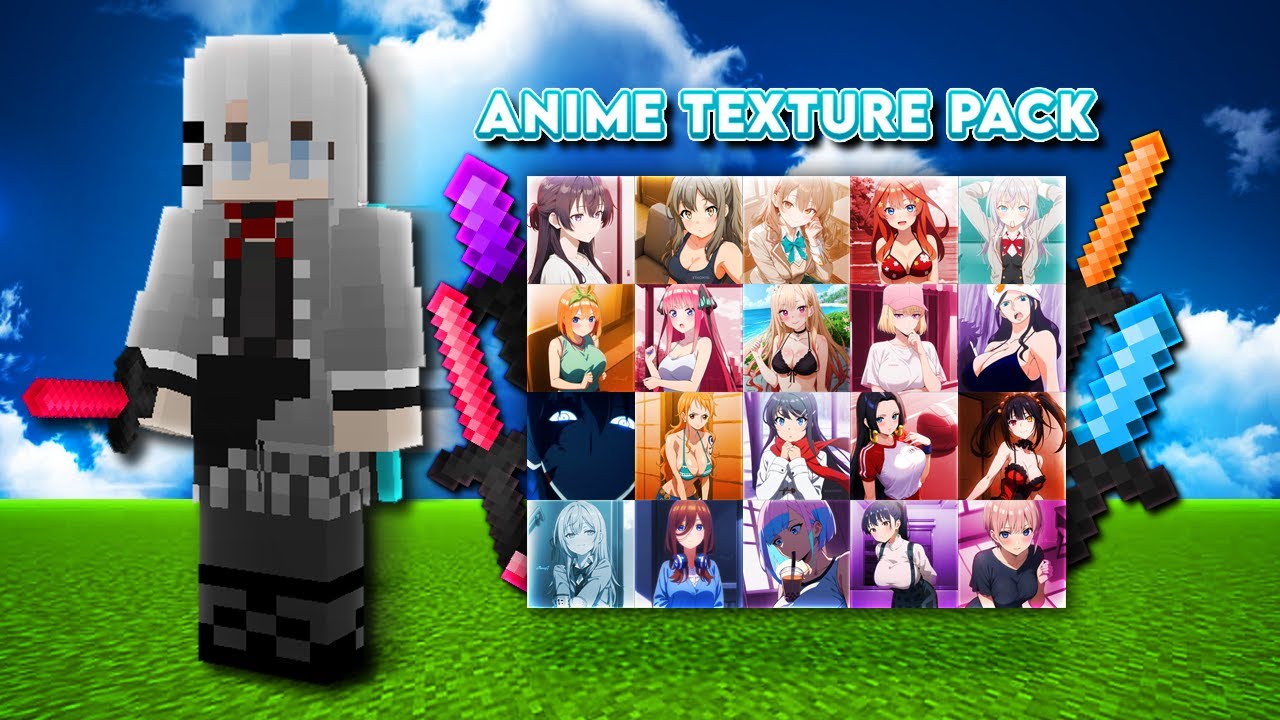 TOP 20 ANIME MINECRAFT BEDWARS TEXTURE PACK JAVA & BEDROCK - YouTube