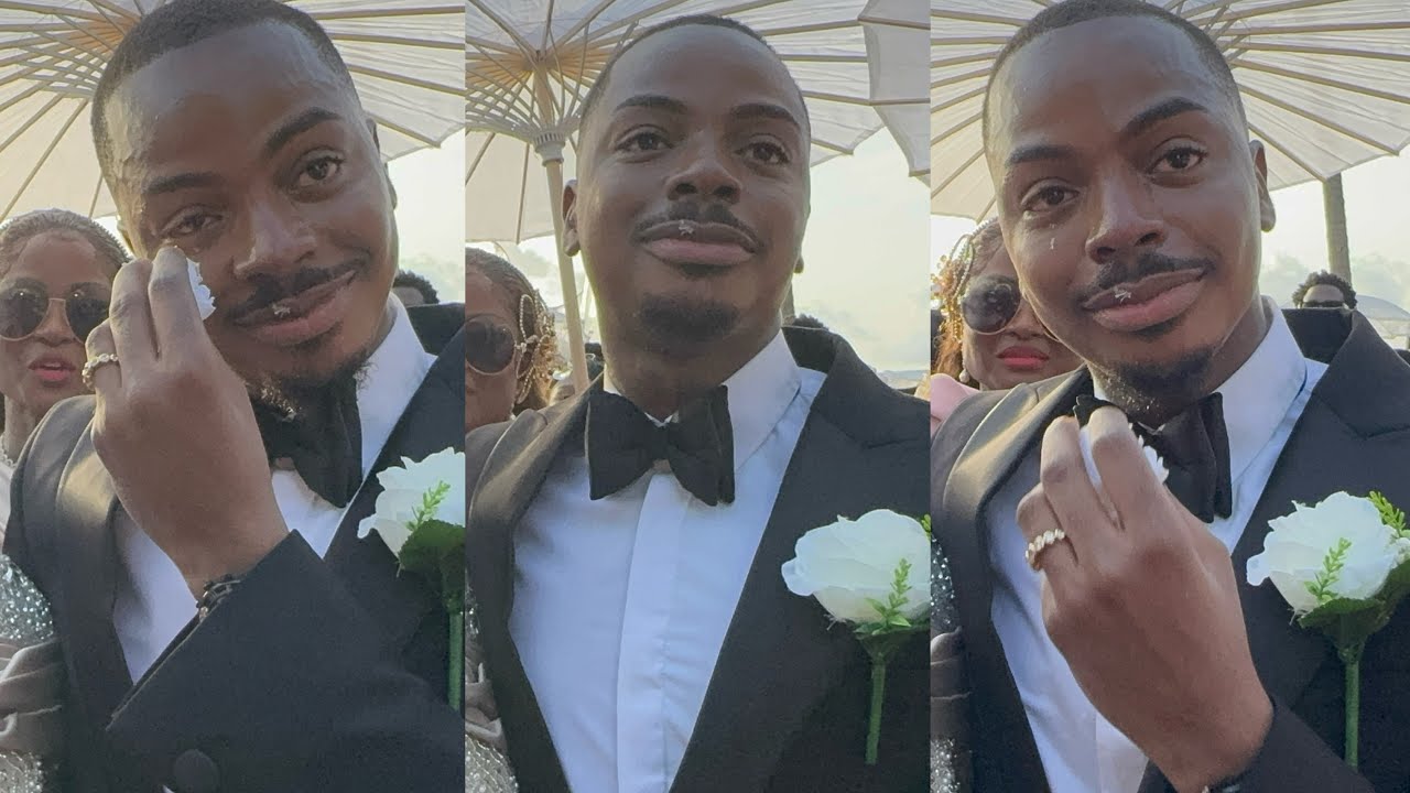 ЭНИОЛУВА ПЛАЧЕТ, КОГДА ПРИСЦИЛЛА ИДЕТ К ПРОХОДУ НА СВОЕЙ БЕЛОЙ СВАДЬБЕ 