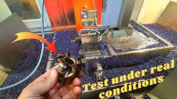 The first test feed of Tetrafeed 16420 (actual production footage) (cnc milling)