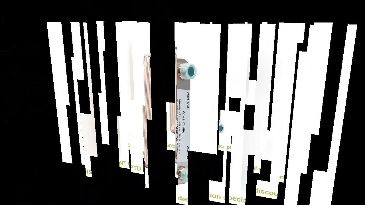 20 30 40 Plates Wort Chiller Heat Exchanger Stainless Steel Homebrew Beer Cooler Counterflow Chiller