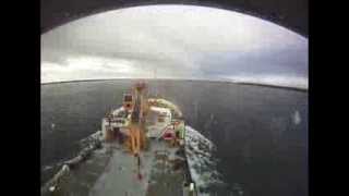 Time Lapse of Coast Guard Cutter Hollyhock Travelling From Baltimore to the Great Lakes