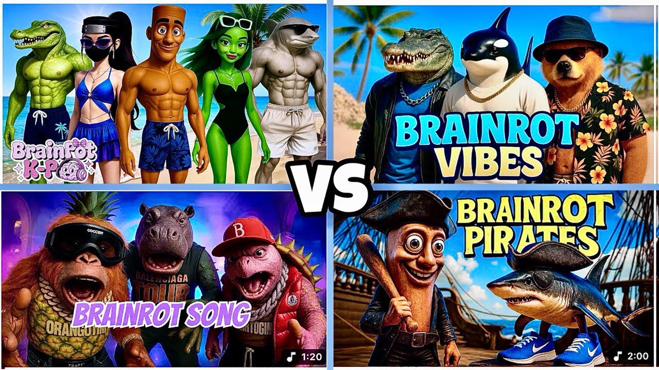 BRAINROT CHILL_SUMMER VIBES🆚 BRAINROT INDIAN SONGS😁 - YouTube