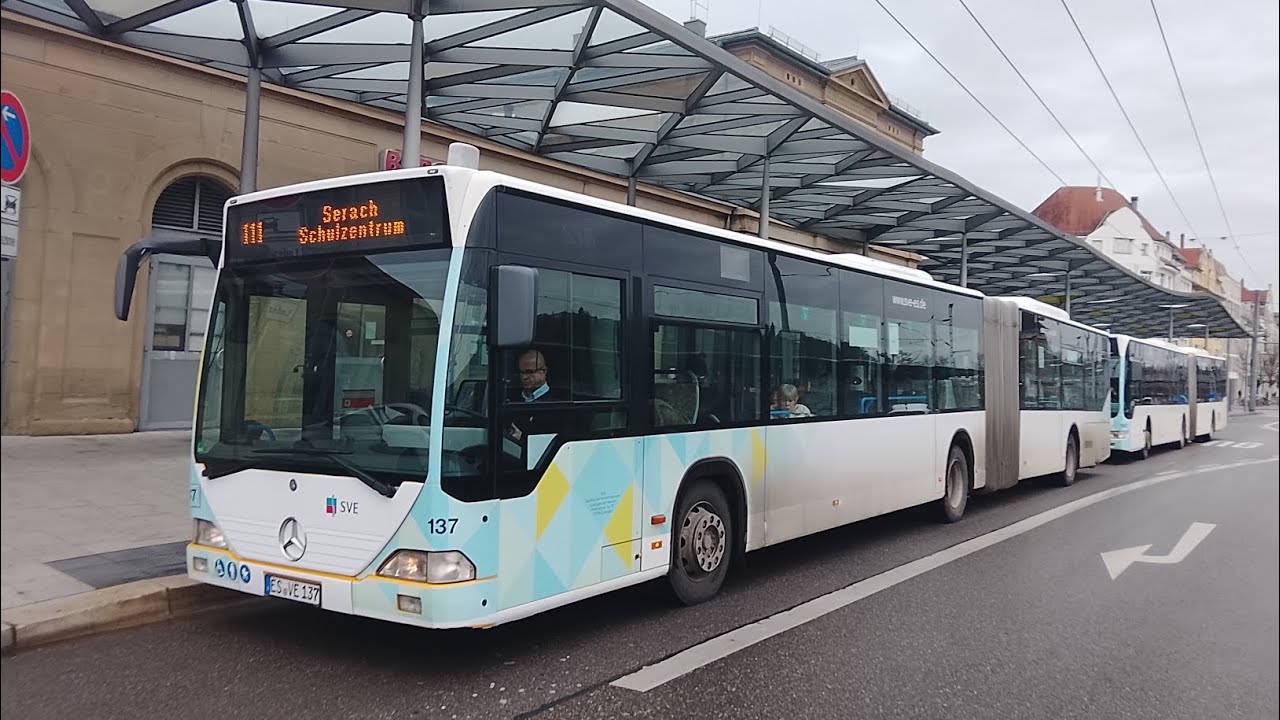 Mitfahrt: SVE Esslingen Mercedes Benz Citaro O530 C1 G Wagennummer 137 