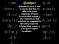 Angular interview questions? @output decorator? #coding #angular #angularjs #angulardeveloper
