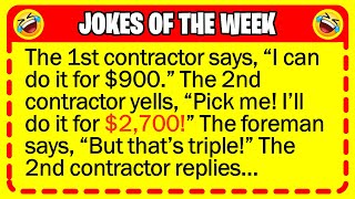 🤣 BEST JOKES OF THE WEEK! - Three contractors are at a construction site to...  | Funny Jokes