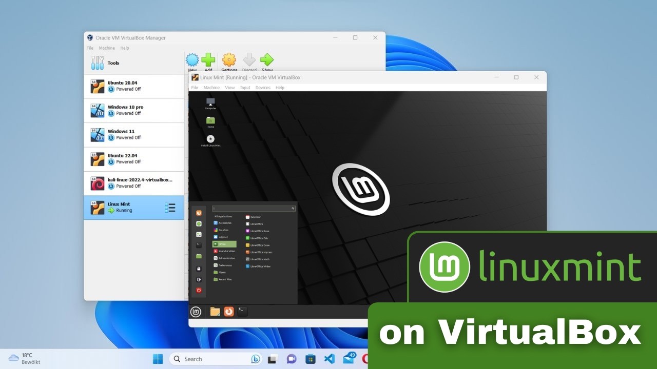 How to Install Linux Mint on VirtualBox | Linux in VirtalBox (Latest ...
