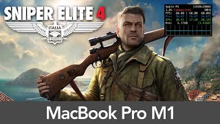 13 MacBook Pro M1 (8GB RAM) Sniper Elite 4 - Performance