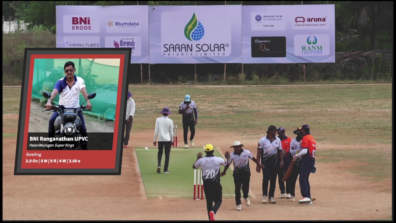 BNI Erode Premier League (2025-2026) Season 1 - Palanimurugan Superkings  vs  SPS Strikers