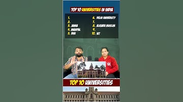 Top 10 Universities in India | Best Universities in India | Top 10 Quiz #admission #college