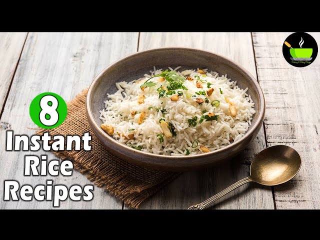 Easy Instant Rice Recipes | Lunch Box Recipes  | Quick & Easy Rice Recipes | Variety Rice Recipes | She Cooks