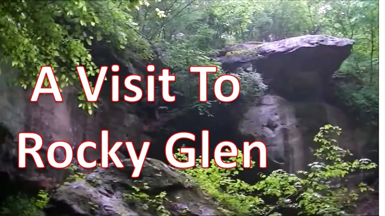 Rocky Glen Park Peoria Illinois. A natural wonder for hiking