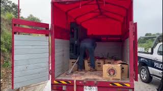 Rapiñan tráiler con cerveza en Veracruz