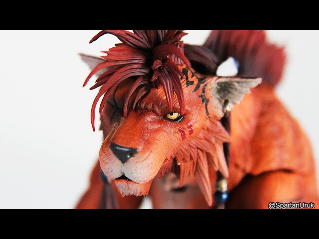 Play Arts Kai Final Fantasy VII Remake Red XIII Figure Review