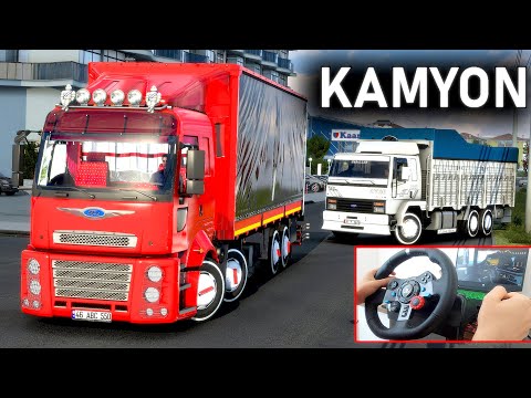 MODİFİYELİ KAMYONLA EV TAŞIYORUZ! FORD CARGO w/@imdatTVETS 2 MOD Logitech G29