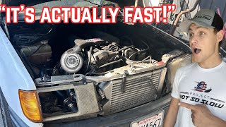 HUGE TURBO DIESEL Gets Even Faster!! Will it last? (SuperTurbo Om603)